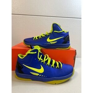 Nike KD V Hyper Blue Volt Basketball Shoes Kids Size 7Y Kevin Durant #2451
